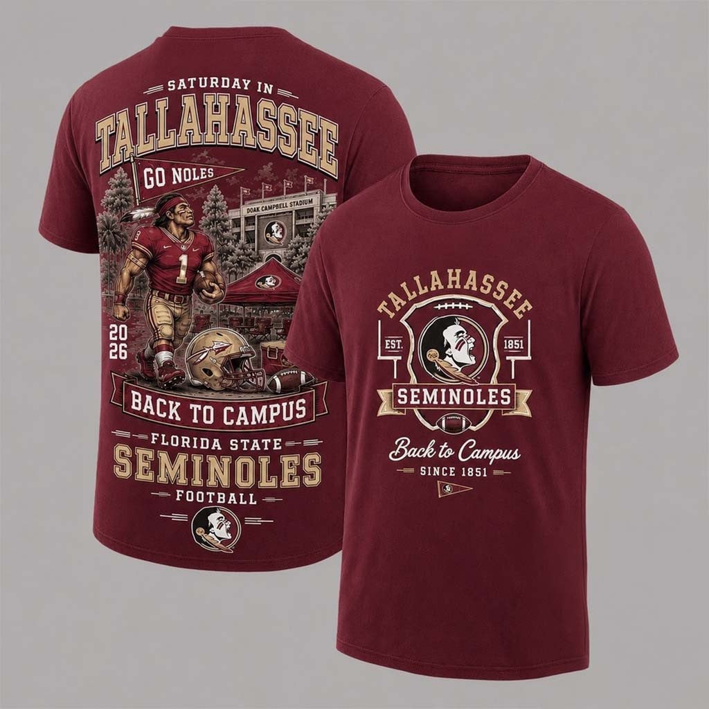 Florida State Seminoles 2026 Back To Campus T-Shirt Seminoles Merch Gift For Football Lovers - Merchluma