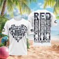Chicago Bears Red Friday Military Support Shirt Chicago Bears Merch Present For Veteran - Merchluma