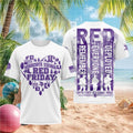 Minnesota Vikings Red Friday Military Support Shirt MN Vikings Merch Gift For Veteran Dad - Merchluma