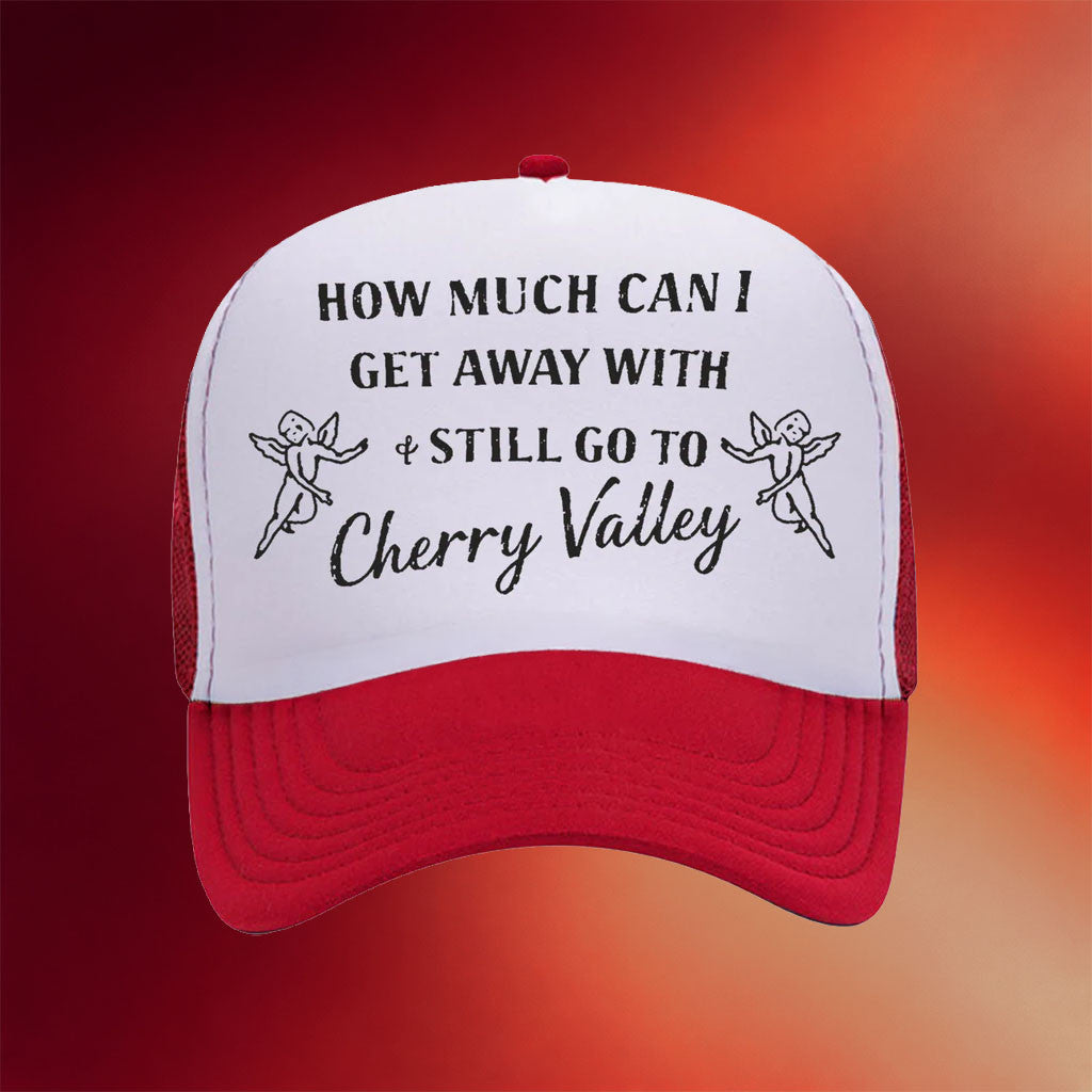 Carter Faith Merch 2026 Cherry Valley Cherub Trucker Hat Cool Gifts For Music Lovers - Merchluma