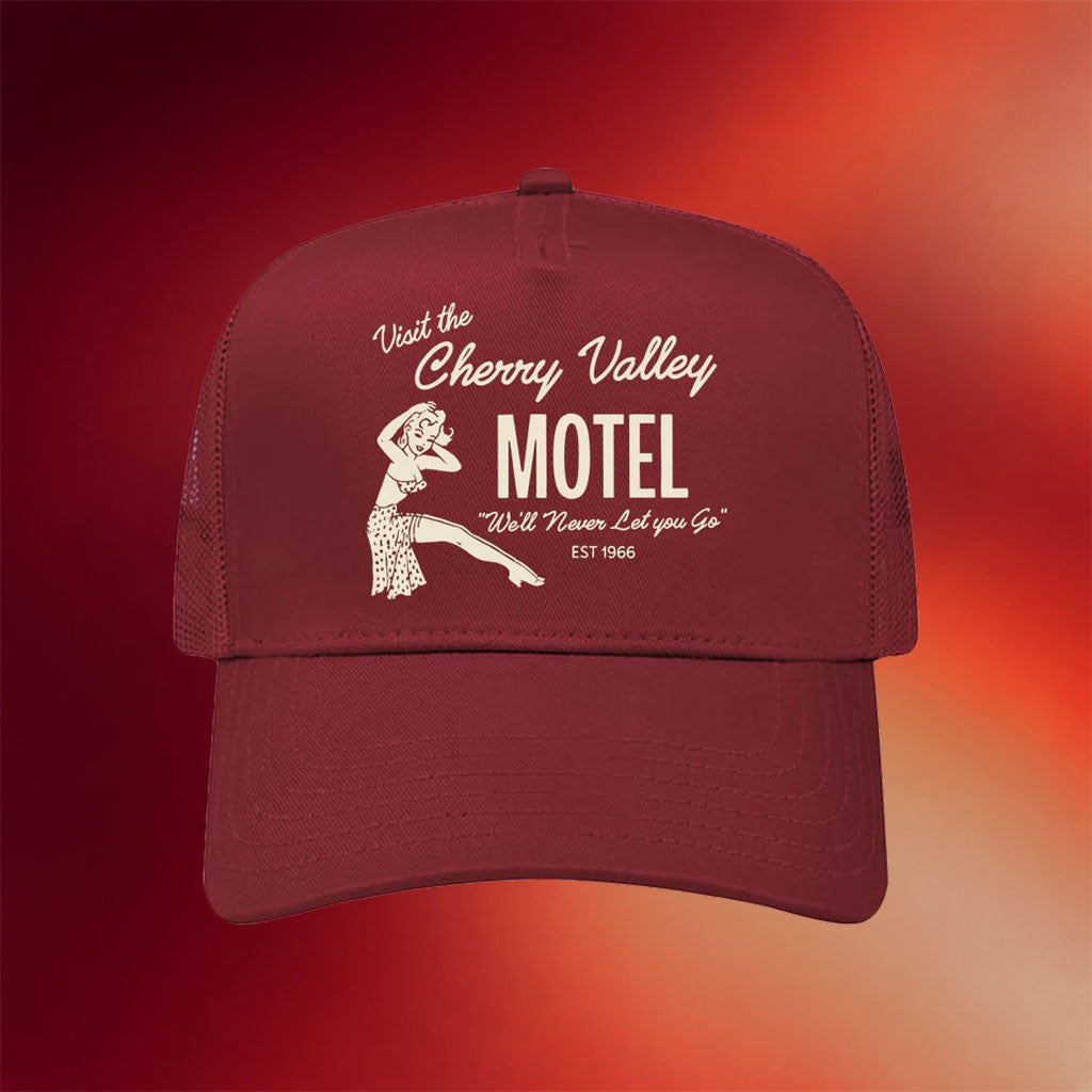 Carter Faith Merch 2026 Cherry Valley Motel Trucker Hat Best Gifts For Music Lovers - Merchluma