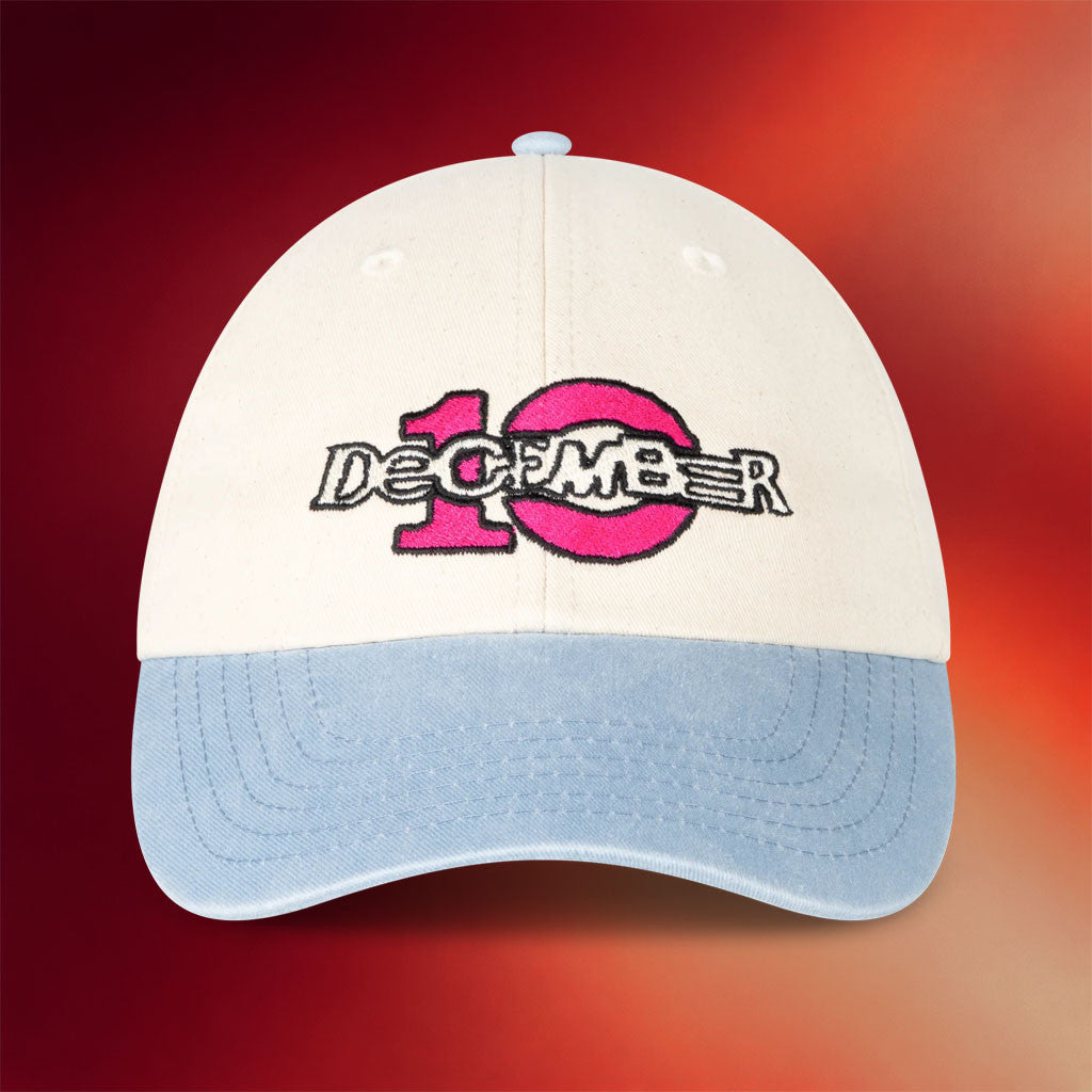 December 10 Merch 2026 December 10 Blue Logo Hat Embroidered Gift For Band Fans - Merchluma