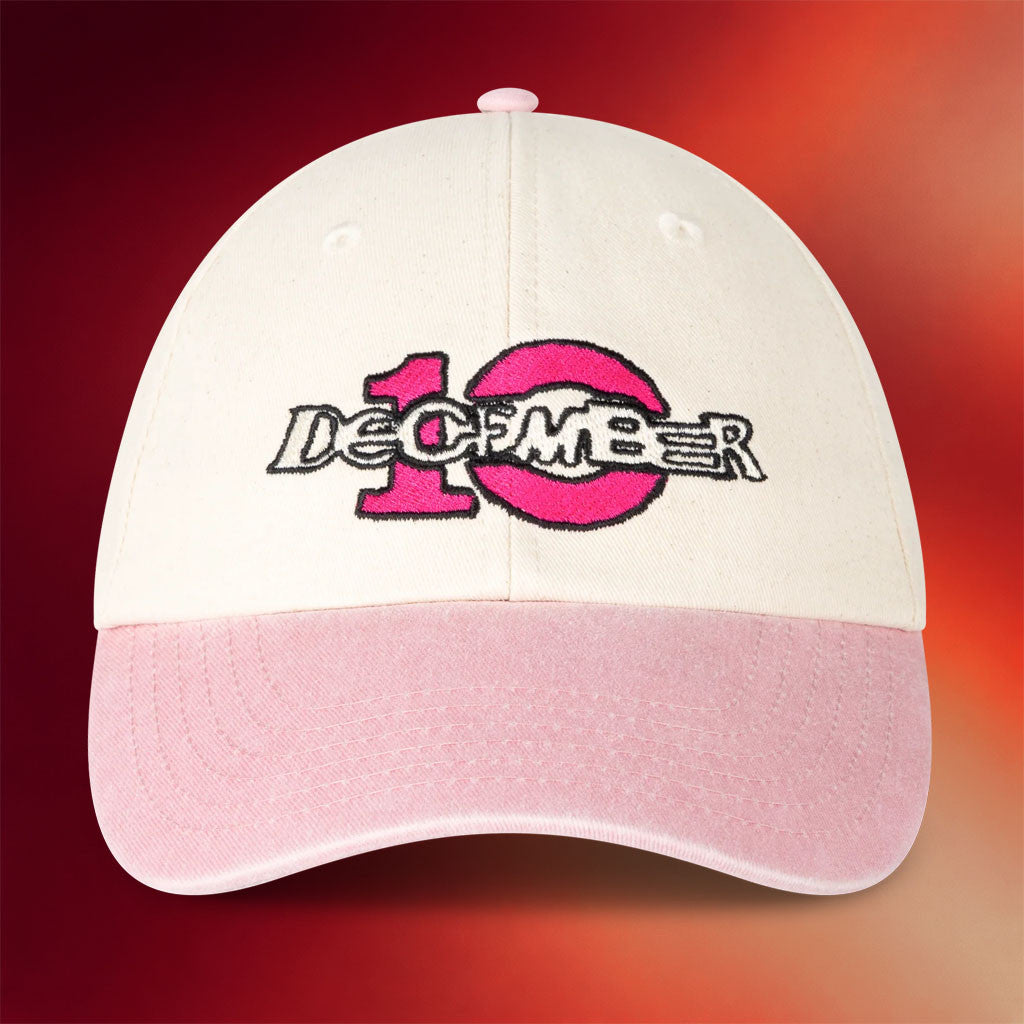 December 10 Merch 2026 December 10 Pink Logo Hat Embroidered Best Gift For Her - Merchluma
