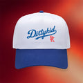 Dirty Kid Merch 2026 Dodgers Hat White Blue Dirty Kid Hat Best Gifts For Brothers - Merchluma