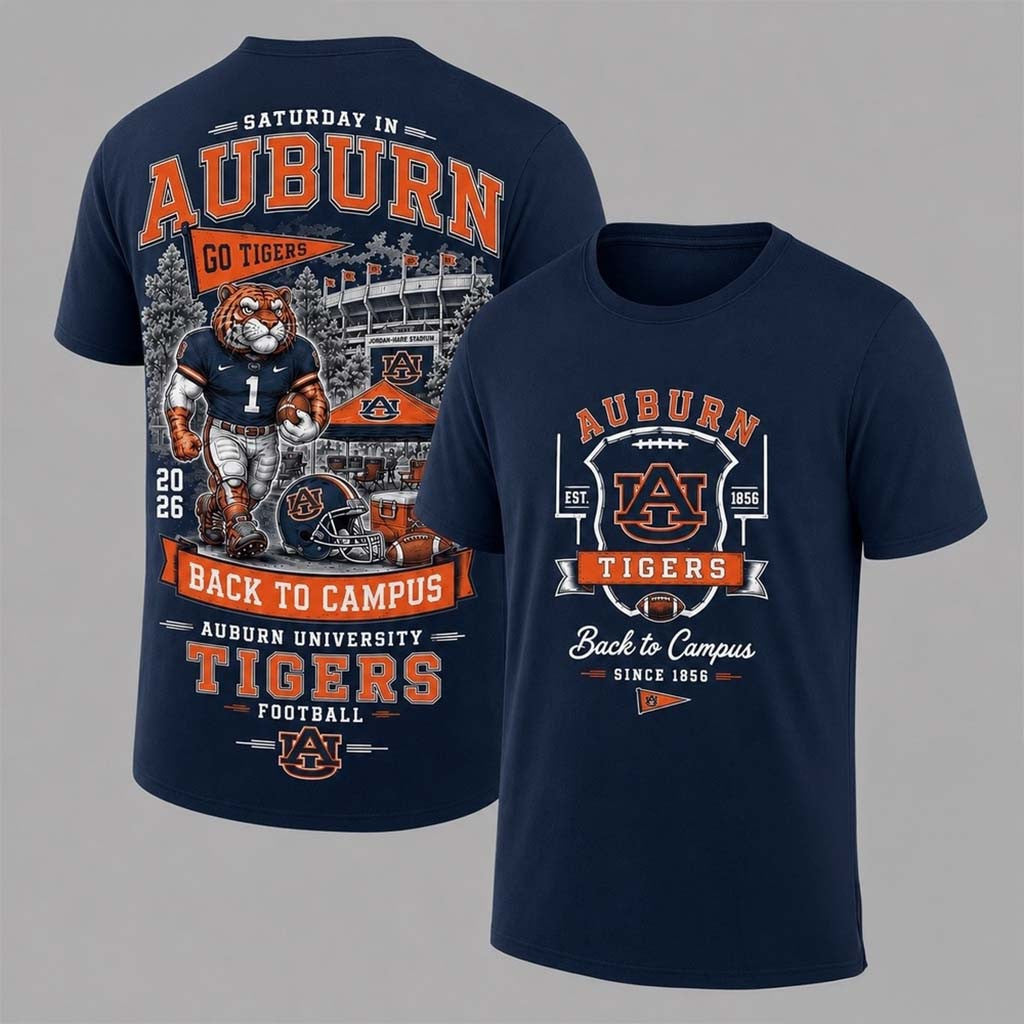 Auburn Tigers 2026 Back To Campus Shirt Auburn Tigers Merch Football Fan Gift Ideas - Merchluma