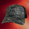 George Strait Merch 2026 George Strait Black Camo Trucker Hat Music Related Gifts For Guys - Merchluma