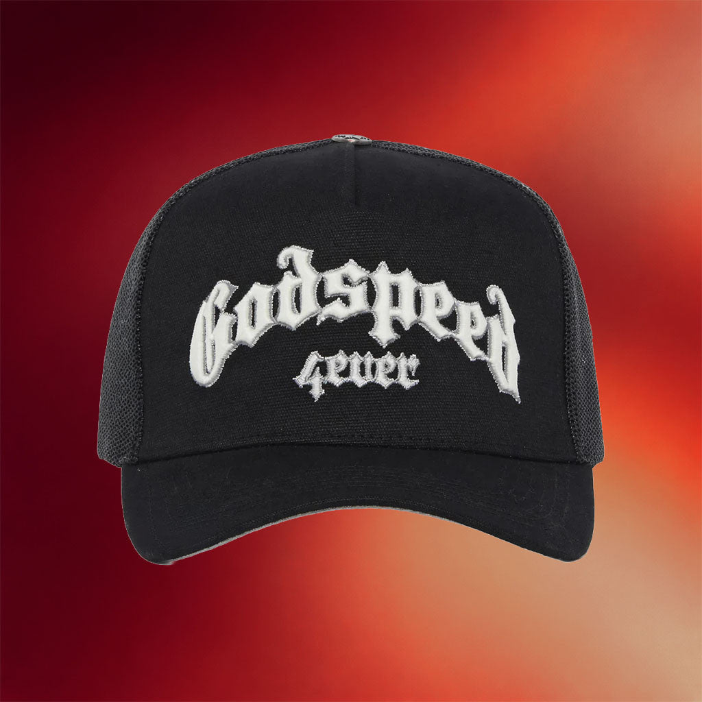 Godspeed New York Merch 2026 GS Forever Trucker Hat Father In Law Gifts Dad's Day - Merchluma