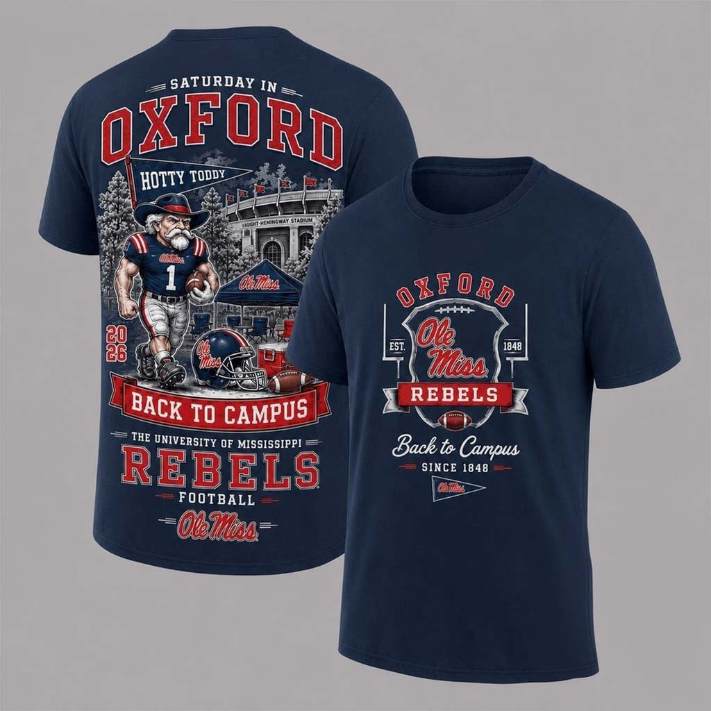 Ole Miss Rebels 2026 Back To Campus Shirt Rebels Merch Best Gift For Football Lovers - Merchluma