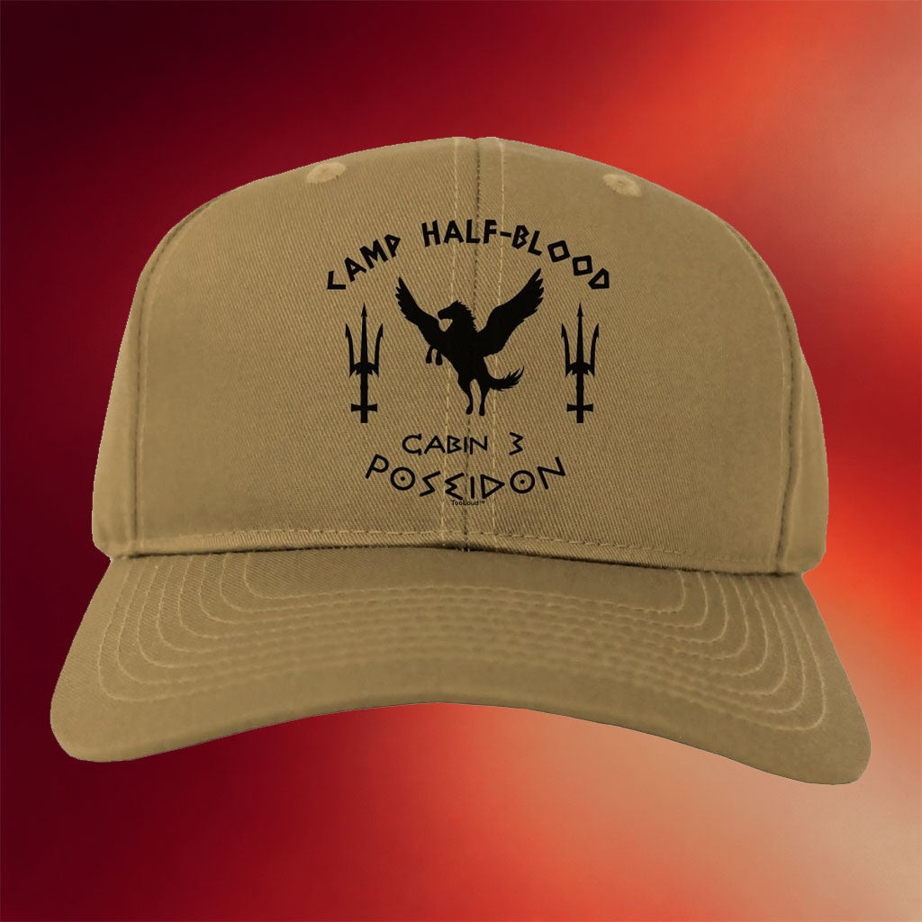 Davson Sales Merch Cabin 3 Poseidon Camp Half Blood Hat Cool Gifts For Dad - Merchluma