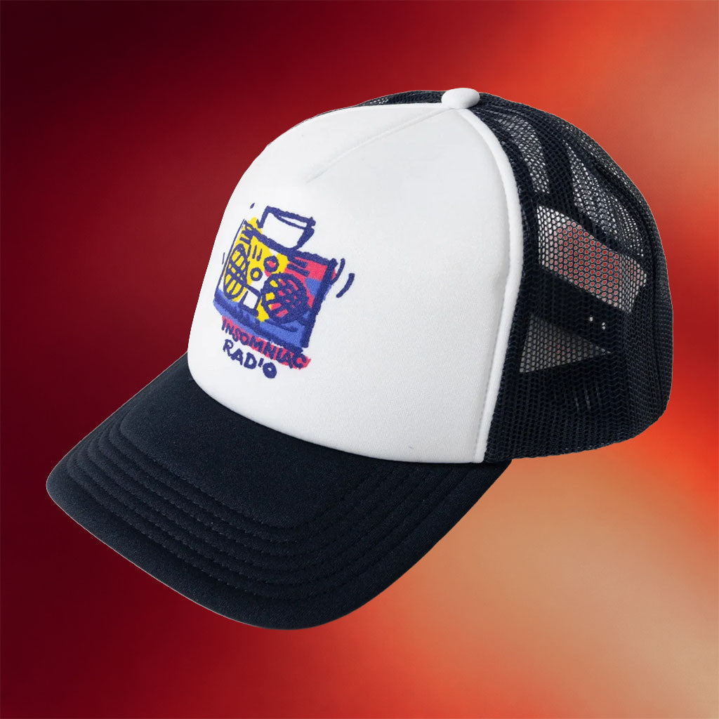 Insomniac Merch Insomniac Radio 2026 Boombox Trucker Hat Gifts Ideas For Him - Merchluma