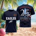 Philadelphia Eagles 911 25th Anniversary Remembrance Shirt Philly Eagles Merch Dad Gifts - Merchluma