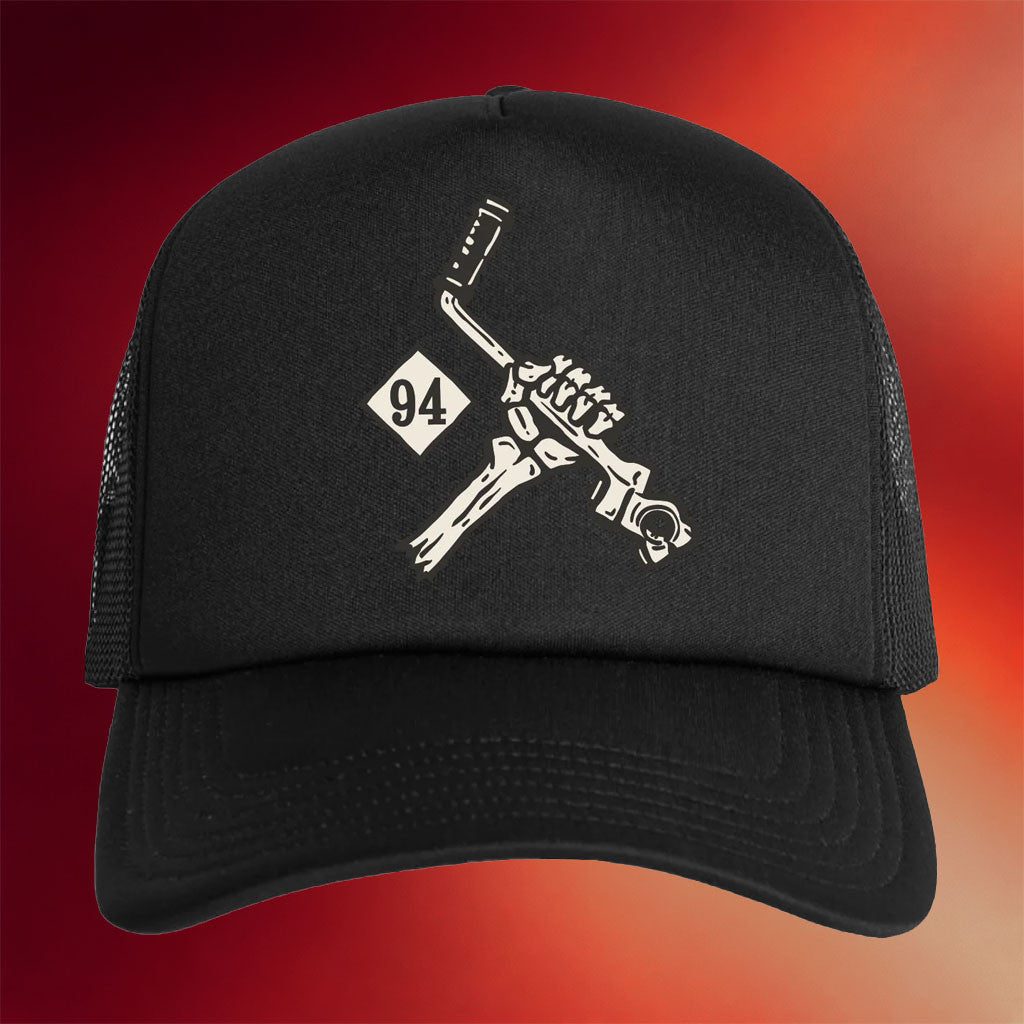 Ken Roczen Merch Kickstart Bones Foam Trucker Hat Ken Roczen Hat Motorcycle Racer Fan Gifts - Merchluma
