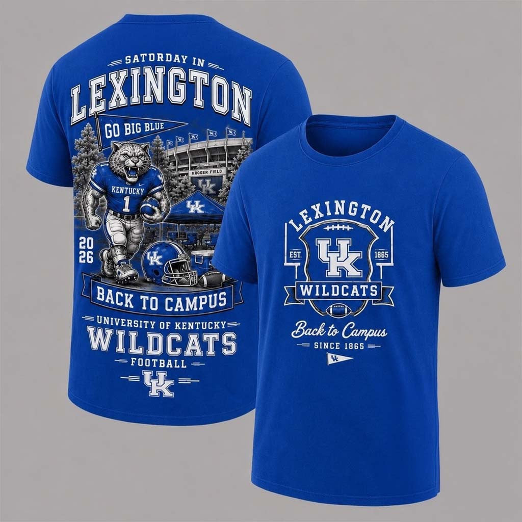 Kentucky Wildcats 2026 Back To Campus T-Shirt Kentucky Football Merch Gift For Game Day - Merchluma