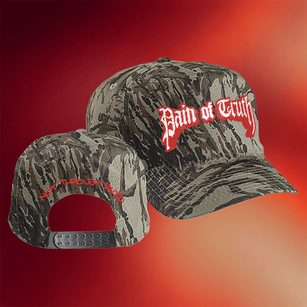 Daze Style Merch 2026 Pain Of Truth Not Through Blood Camo Hat Best Gifts For Brothers - Merchluma