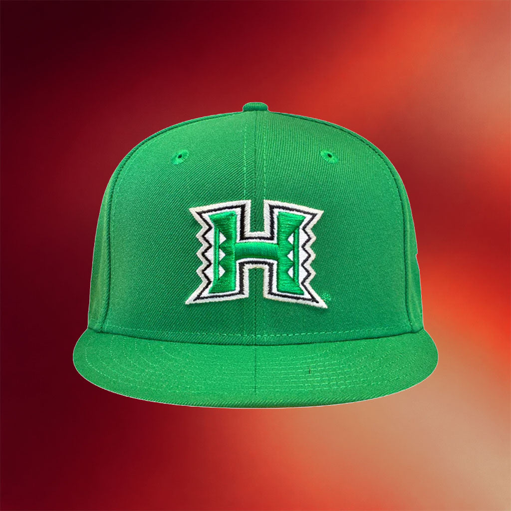 Fitted Hawaii March 2026 UH Embroidered Hat Fitted Hawaii Hat Unique Gifts For Him - Merchluma
