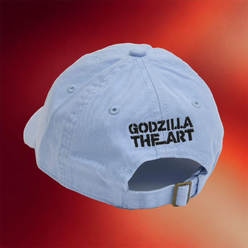 Godzilla Merch 2026 Godzilla The Art Embroidered Hat Gifts Ideas For Son - Merchluma
