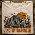 Jimothy Halloween Raccoon T-Shirt Viral Seattle Feral Legend Shirt Halloween Gift Ideas - Merchluma
