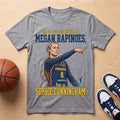 In A World Full Of Megan Rapinoes Be A Sophie Cunningham Pointing T-Shirt Funny Meme Gifts - Merchluma