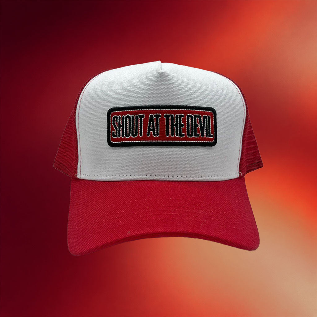Motley Crue Merch 2026 Shout At The Devil Trucker Hat Cool Gifts For Music Lovers - Merchluma