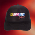 Old Row Merch Drive Fast Eat Ass Trucker Hat Best Birthday Gift For Husband - Merchluma