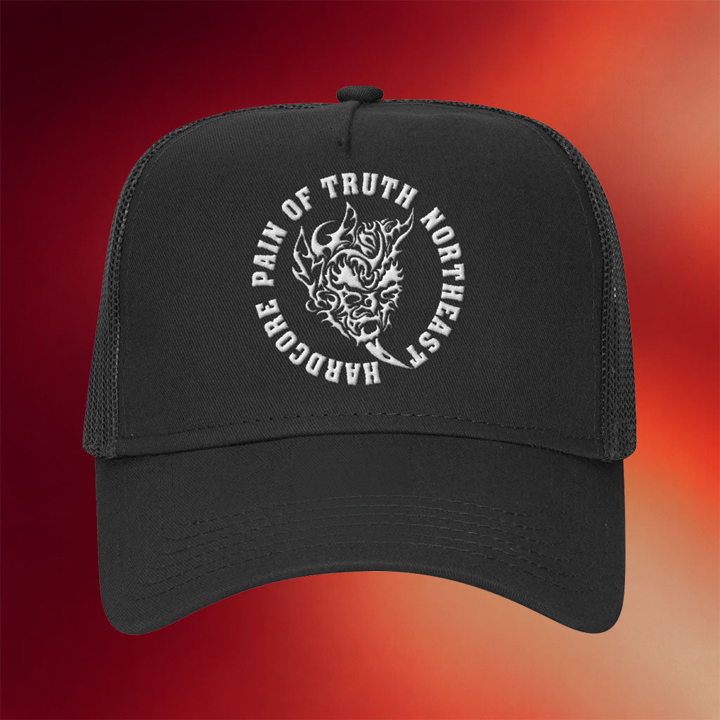 Pain Of Truth Merch 2026 Northeast HC Trucker Hat Father'S Day Gifts Music Lover - Merchluma