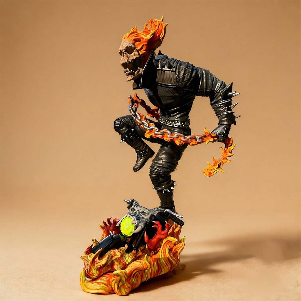 Ghost Rider Marvel Sideshow Collectibles Funko Pop Ghost Rider Merch Gift For Brothers - Merchluma