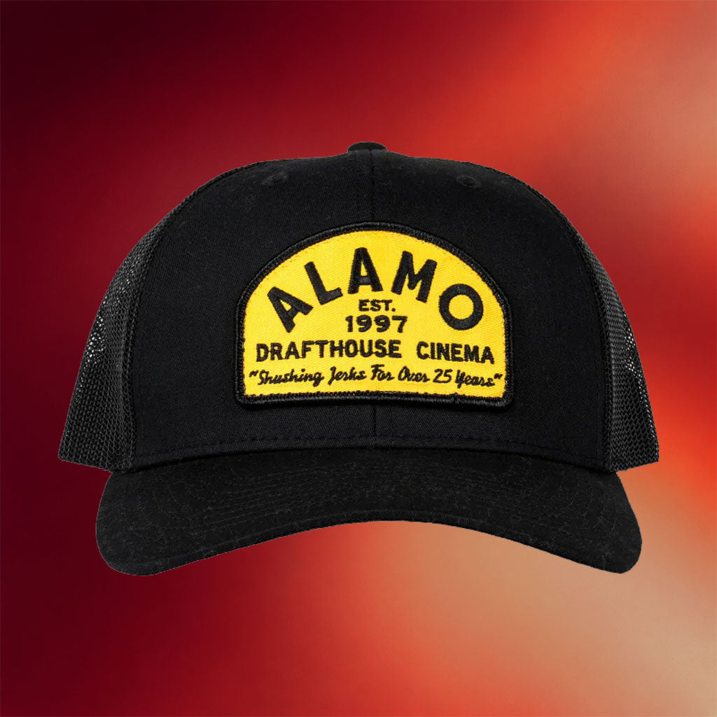 Alamo Drafthouse Merch Professional Shusher Trucker Hat Embroidered Gift Ideas For Boyfriend - Merchluma
