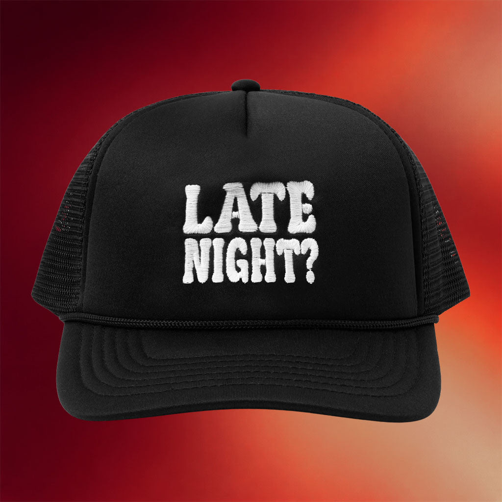 Call Her Daddy Merch 2026 Late Night Trucker Hat Embroidered Gifts For Boyfriend - Merchluma