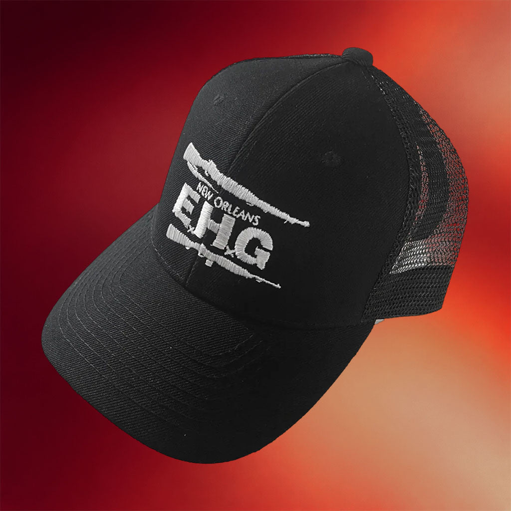 Eyehategod Merch Embroidered New Orleans EHG Trucker Hat Gifts For Band Fans - Merchluma