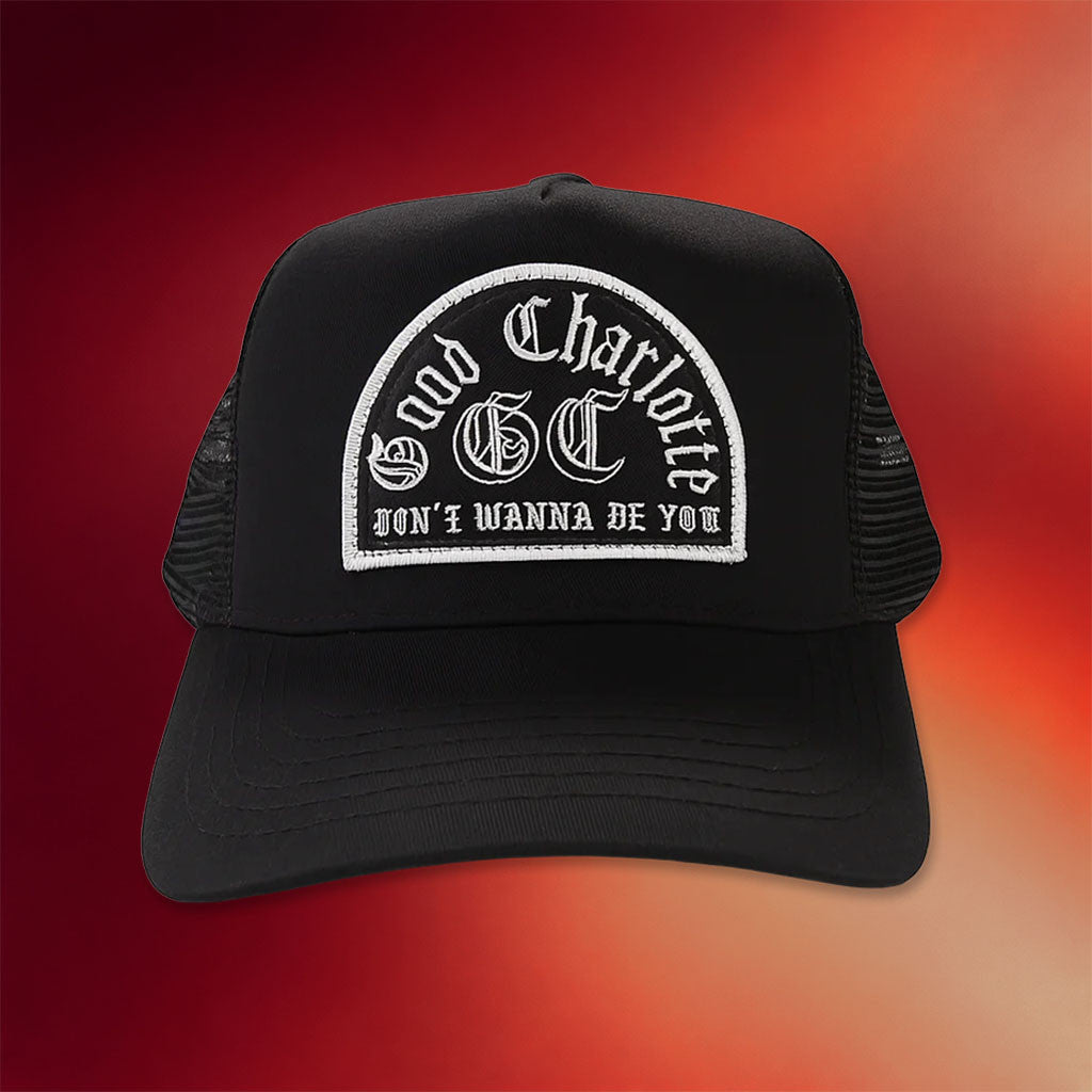 Good Charlotte Merch 2026 Embroidered GC Trucker Hat Best Gifts For Music Lovers - Merchluma
