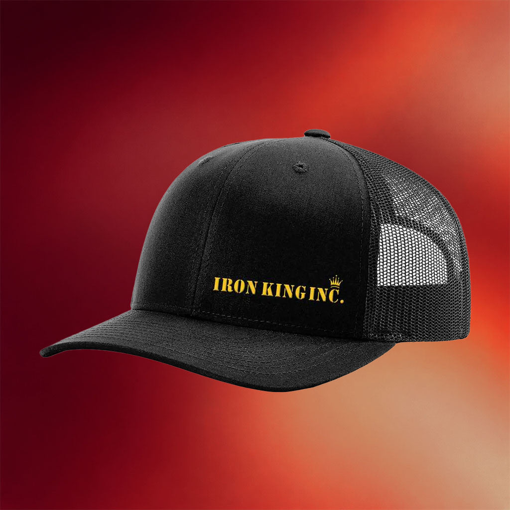 Iron King Merch 2026 Iron King Embroidered Trucker Hat Best Father's Day Presents - Merchluma