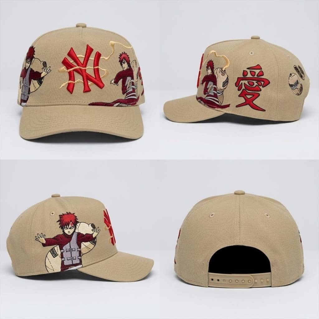 Naruto Garaa X New York Yankees 2026 Hat Yankees Merch Present For Anime Fans - Merchluma