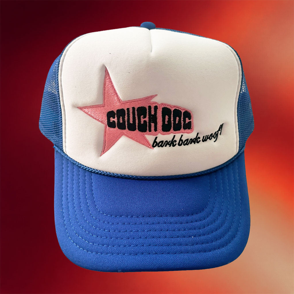 Couch Dog Merch 2026 Couch Dog Trucker Hat Embroidered Good Father's Day Presents - Merchluma