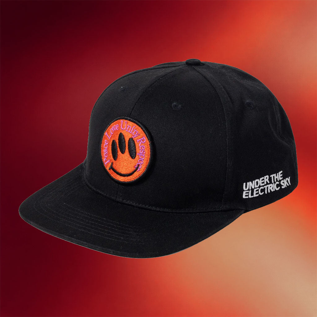 EDC Merch 2026 Plur Eyes Hat Embroidered Under The Electric Sky Hat Gifts For Music Fans - Merchluma