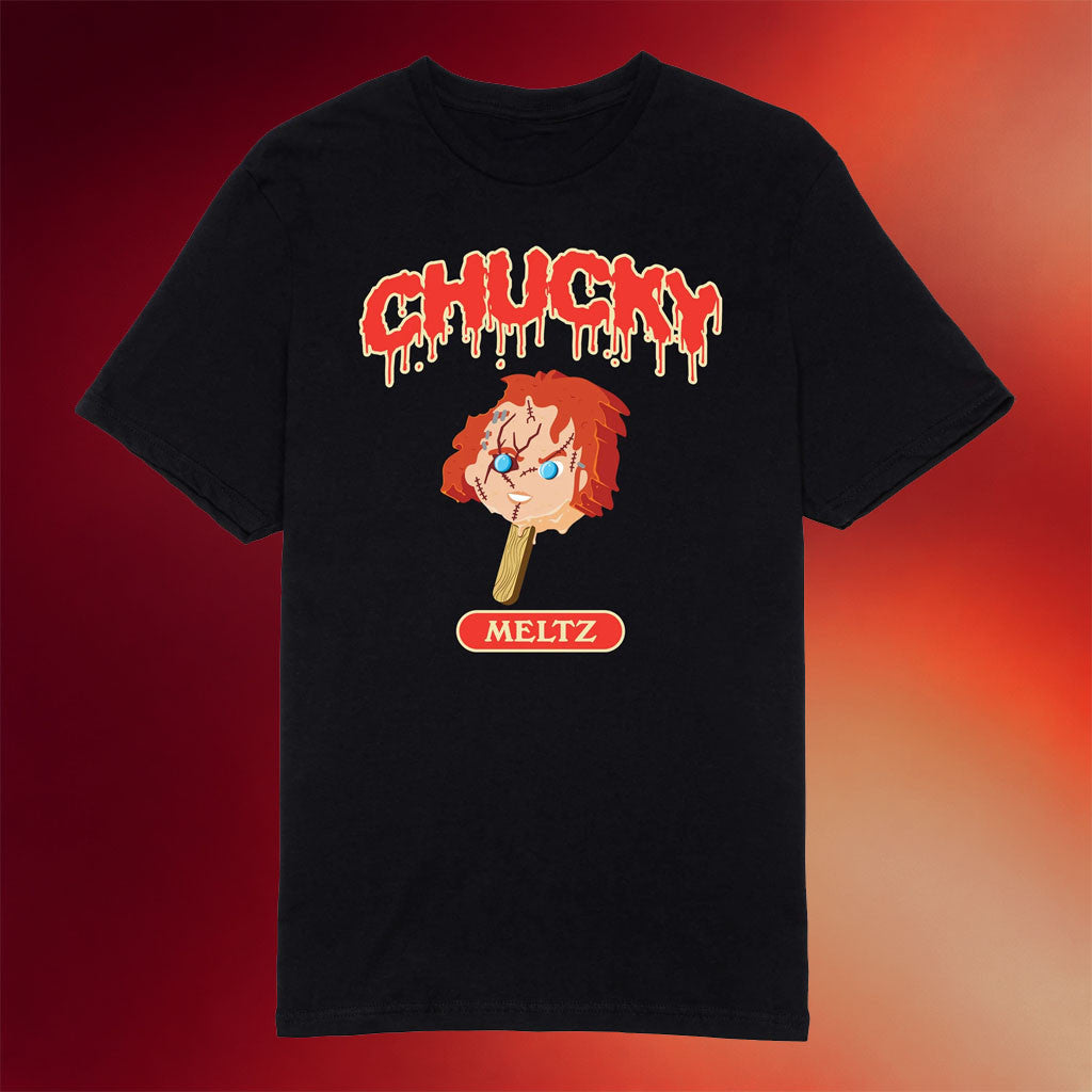 Culturefly Merch 2026 Chucky Meltz T-Shirt Chucky Merch Best Gift For Horror Fans - Merchluma