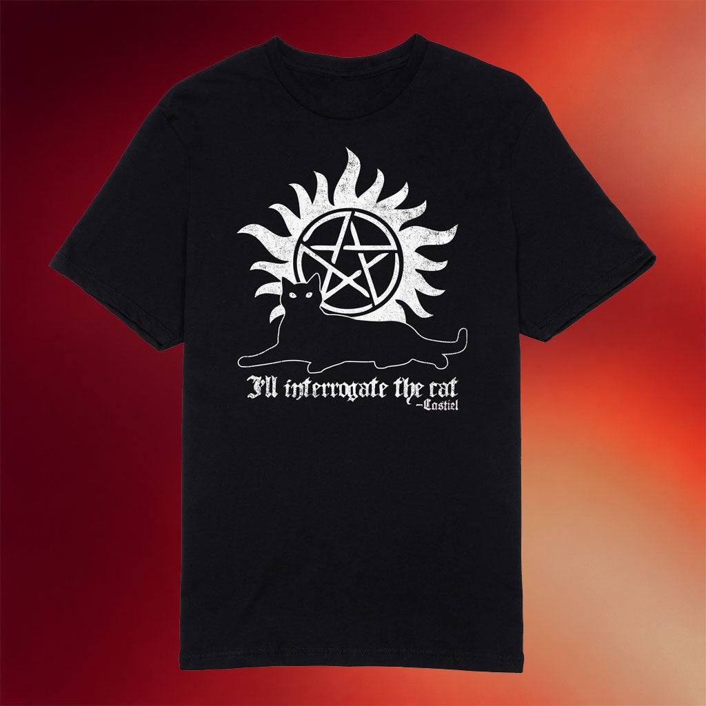 Culturefly Merch 2026 Supernatural Castiel Cat T-Shirt Supernatural Merch Gift For Fans - Merchluma