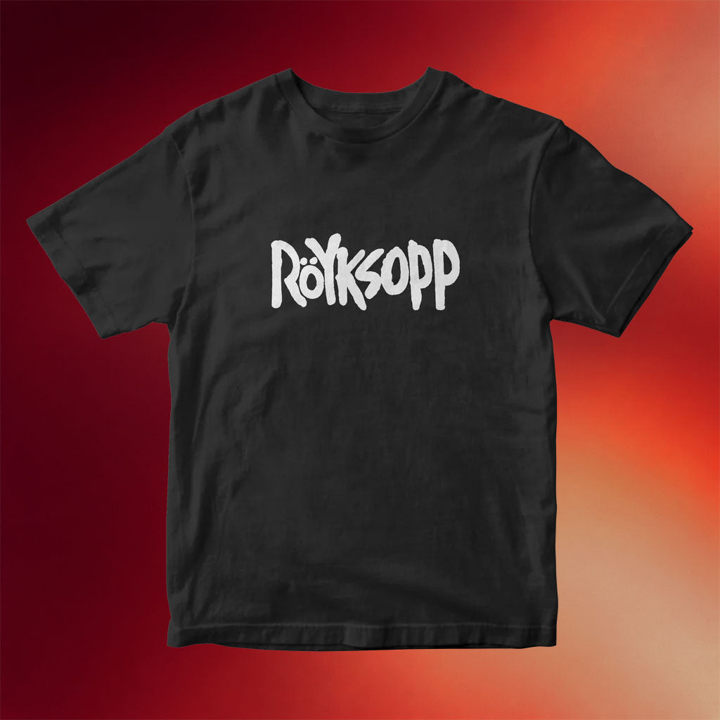 Royksopp Merch 2026 Royksopp Logo T-Shirt Black Unique Gifts For Music Lovers - Merchluma