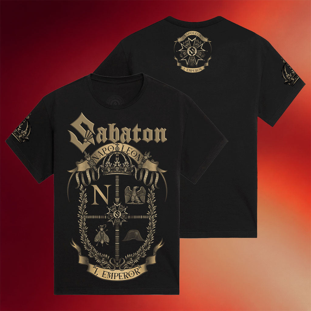 Sabaton Merch 2026 I Emperor T-Shirt Black Sabaton Band Shirt Presents For Music Lovers - Merchluma