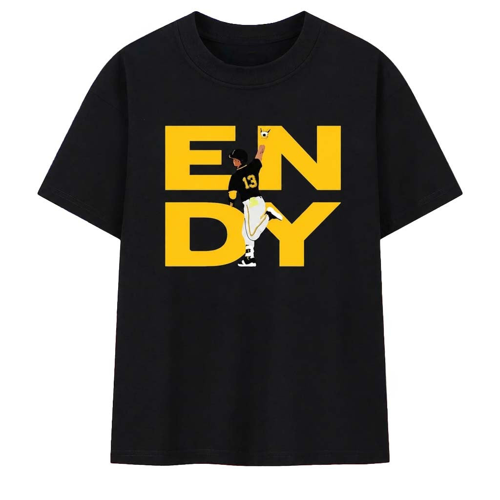 Endy Rodriguez #13 Pittsburgh Pirates T-Shirt Endy Rodriguez Merch Gifts For Baseball Fans - Merchluma