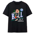 LaMelo Ball Minnesota Timberwolves Caricature Signature T-Shirt LaMelo Ball Merch Fan Gifts - Merchluma