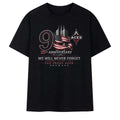 Las Vegas Aces 911 25th Anniversary We Will Never Forget T-Shirt LV Aces Merch Patriotic Gifts - Merchluma