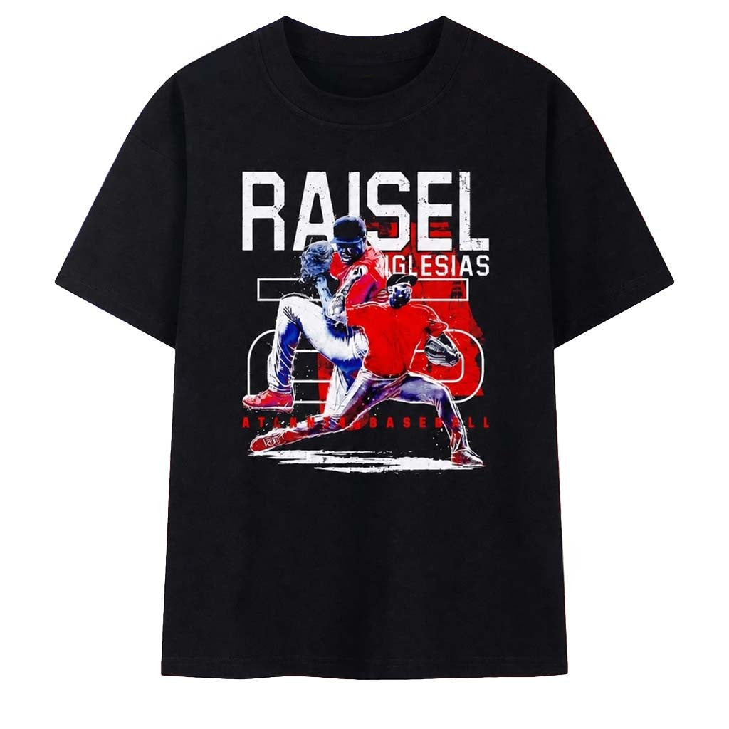 Raisel Iglesias Atlanta Braves Baseball Distressed T-Shirt Atlanta Braves Merch Present For Fan - Merchluma