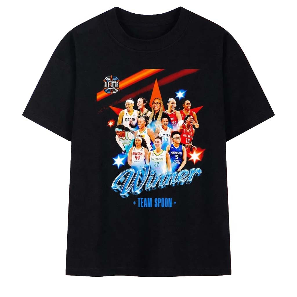 Team Spoon WNBA All Star Chicago Winner Women's Basketball 2026 T-Shirt Fan Apparel Gifts - Merchluma