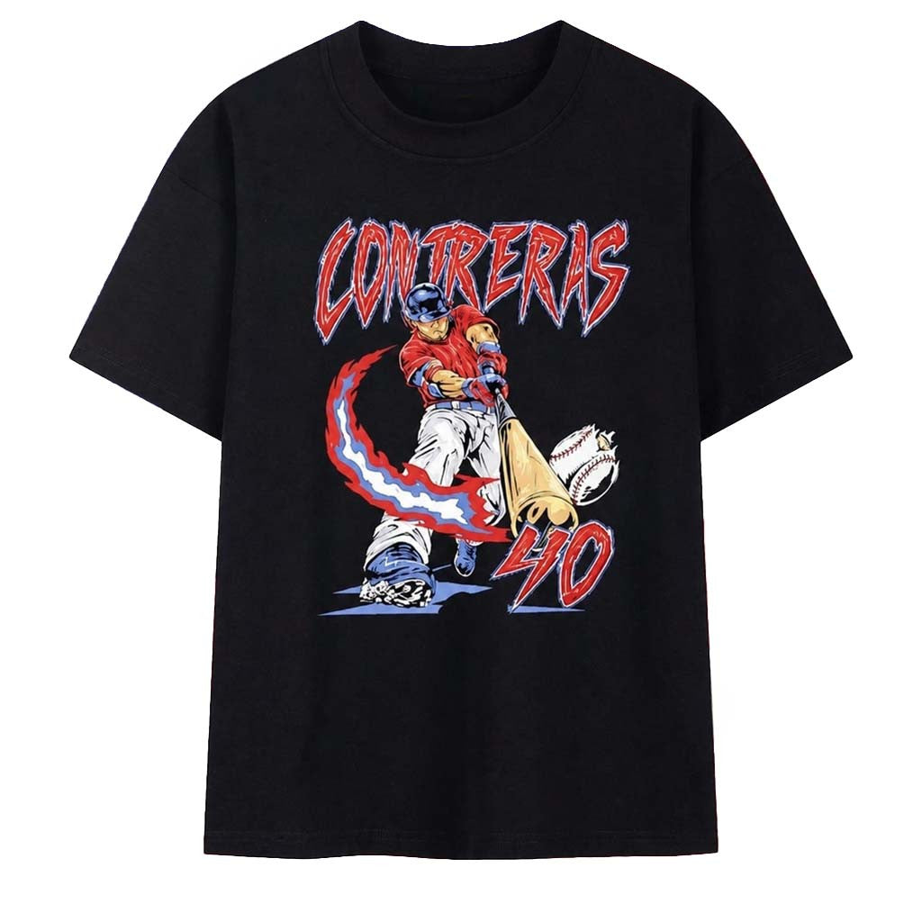 William Contreras #40 Milwaukee Brewers Baseball Player T-Shirt William Contreras Merch Gifts - Merchluma
