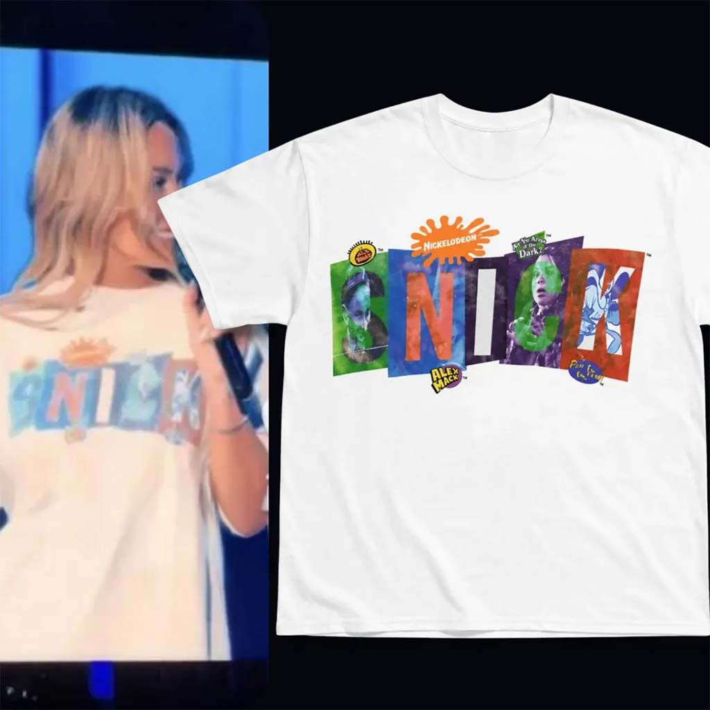 Hilary Duff Concert Outfit July 17 2026 UT Salt Lake City Nickelodeon Snick 1990S Vintage Shirt - Merchluma