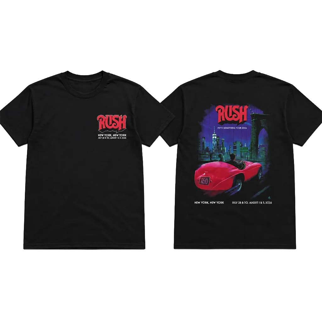 2026 Rush Fifty Something Tour NYC Pop Up Madison Square Garden Shirt RUSH Band Merch - Merchluma