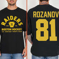 Boston Raiders Rozanov #81 T-Shirt Heated Rivalry Merch Best Gift For Movie Lovers - Merchluma