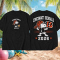 Cincinnati Bengals Snoopy Football 2026 Vintage Shirt Cincinnati Bengals Merch Gift For Fans - Merchluma