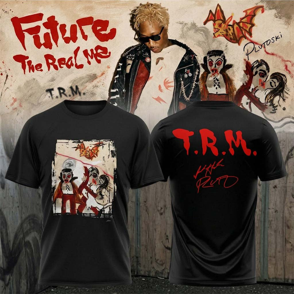 Future The Real Me Music Signature T-Shirt 2026 Future Merch Gift For Rapper Fans - Merchluma