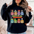 Jesus Is My Jam And I'm Here To Spread It Hoodie Cute Christian Hoodie Gifts For BFF - Merchluma